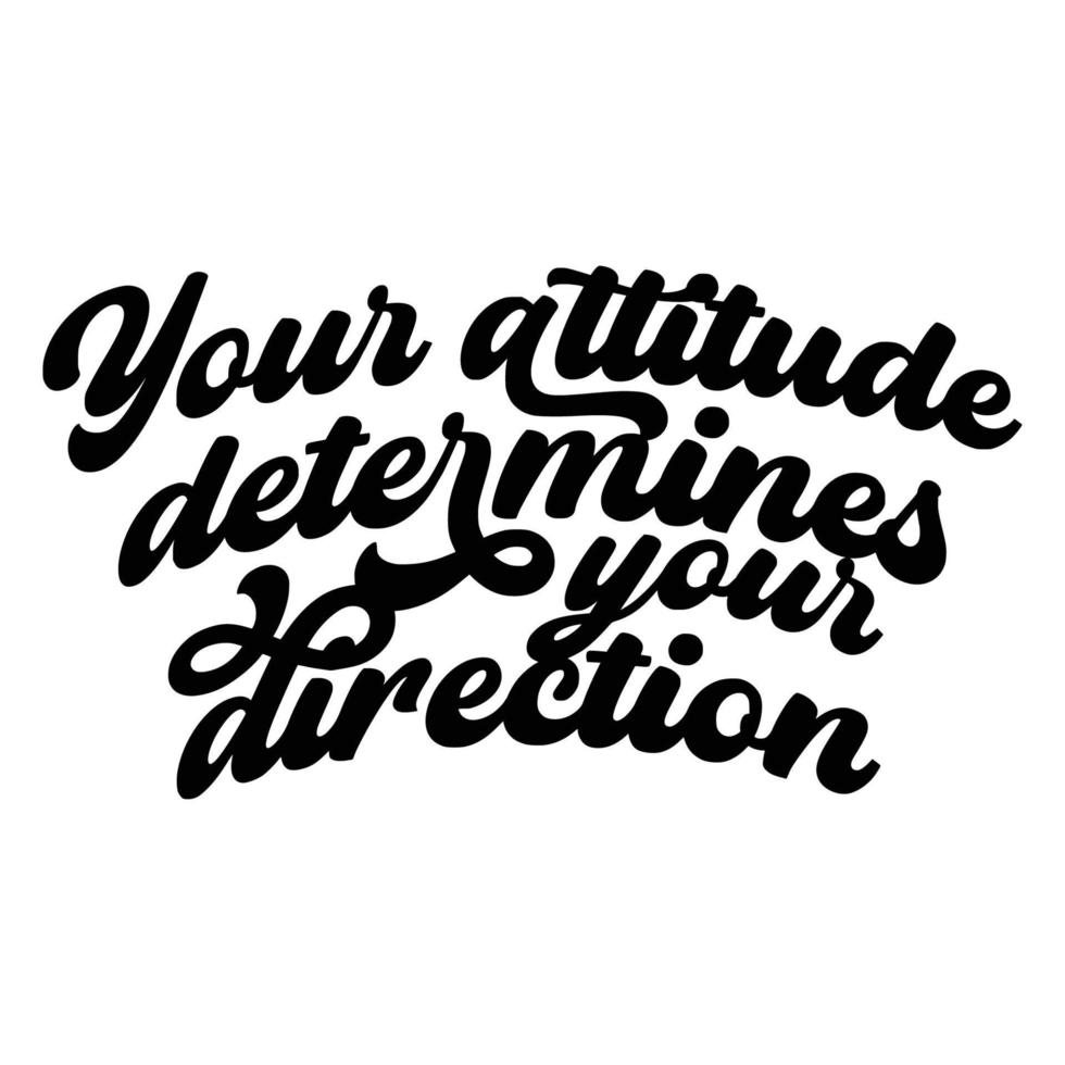 Notebook Planner Typography Black and White vector