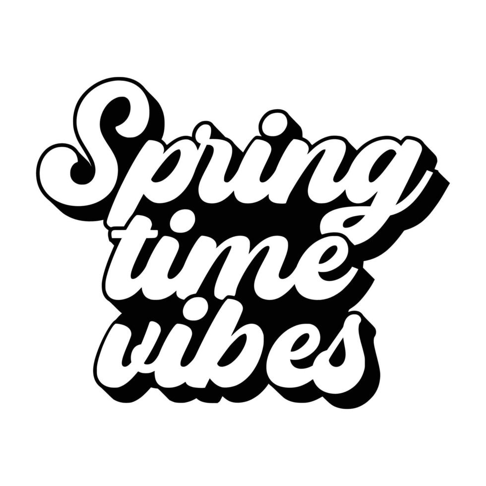 Groovy Quotes Typography Black and White for print vector