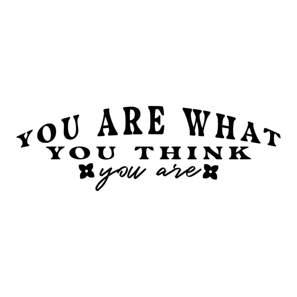 Law of attraction Quotes Typography Black and White vector