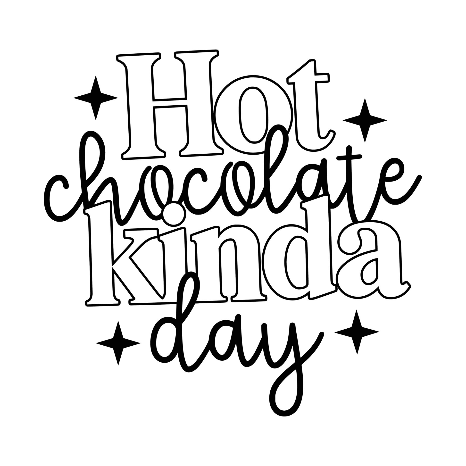 Hot Chocolate Quotes Typography Black And White 15572189 Vector Art At hot-chocolate-quotes-typography-black-and-white-15572189-vector-art-at