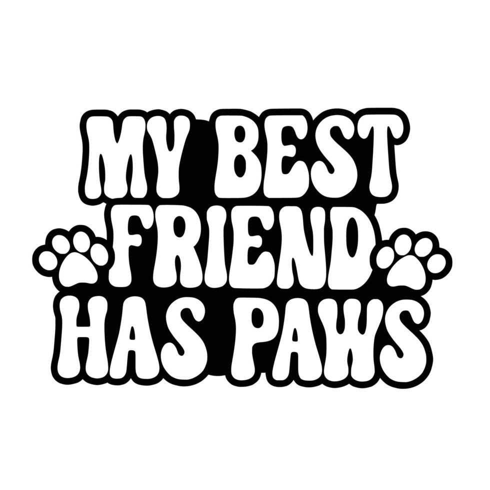 Cat Quotes Typography Black and White for print vector