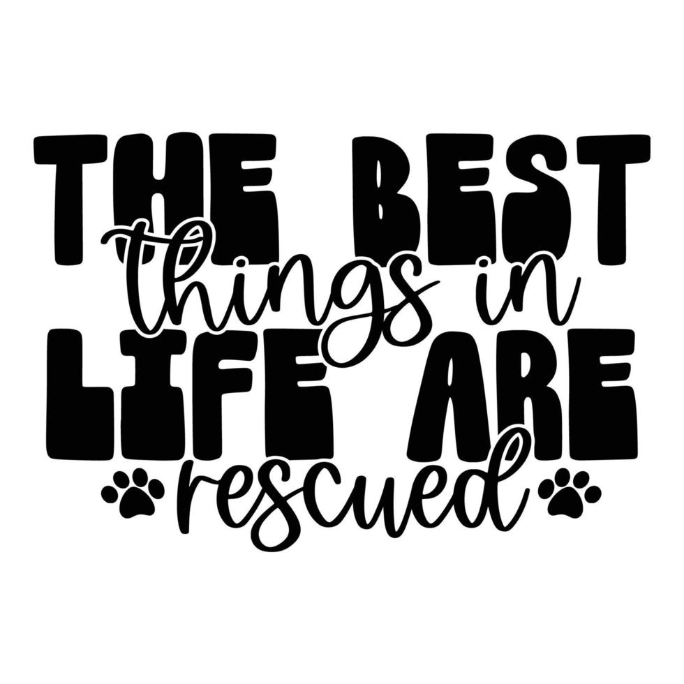 Cat Quotes Typography Black and White for print vector