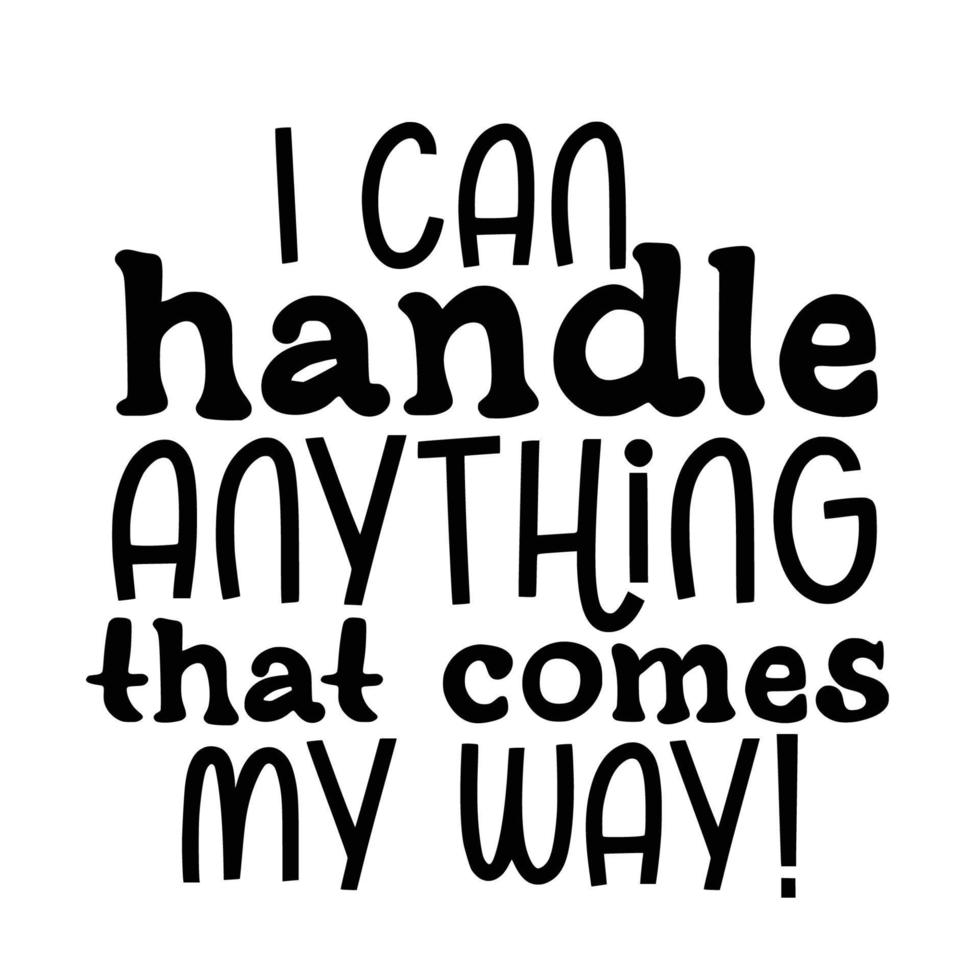 Mental Health Quotes Typography black and white for print vector