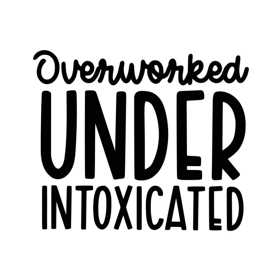 Coffee Quotes Typography Black and White vector