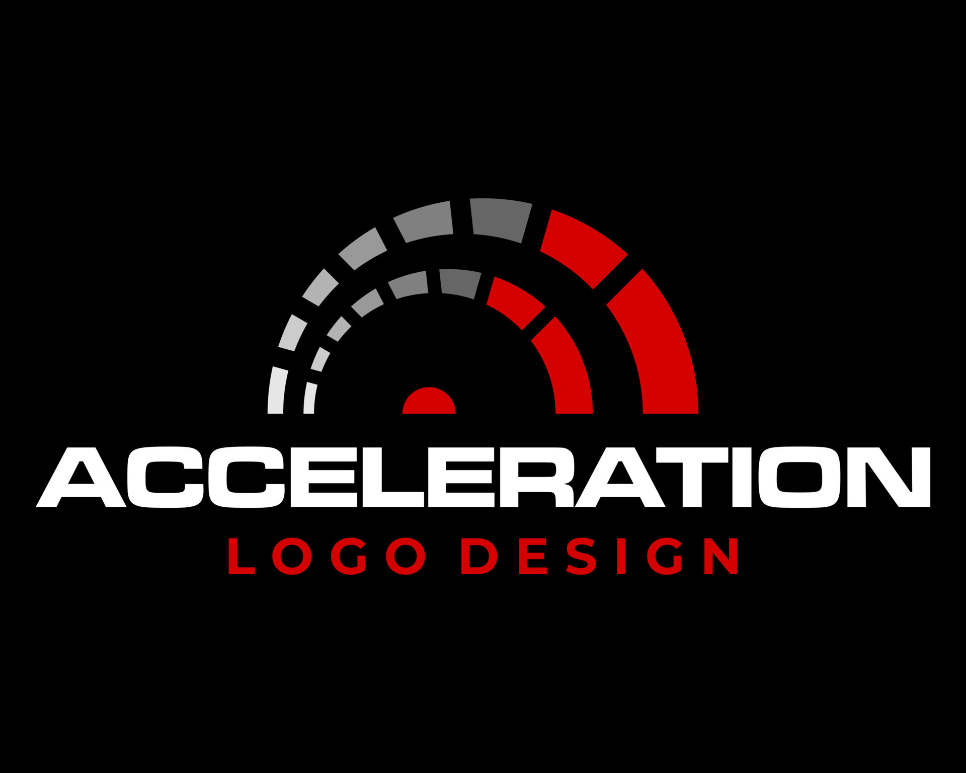 Logo design acceleration speed. 15572671 Vector Art at Vecteezy