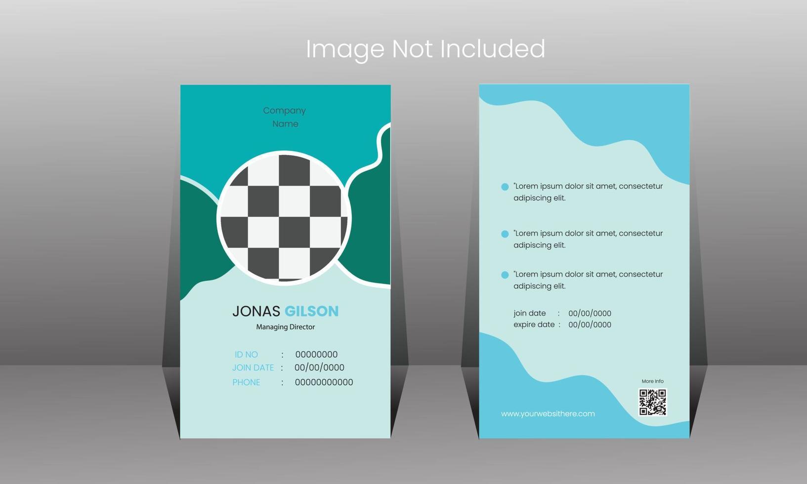 ID Card Design vector