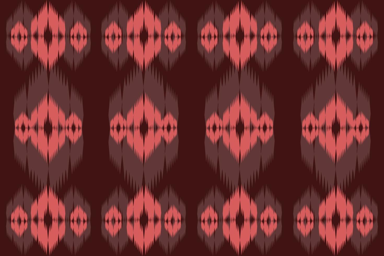 Traditional ethnic geometric fabric seamless pattern vector