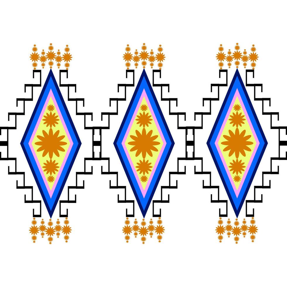 geometric pattern on white background vector