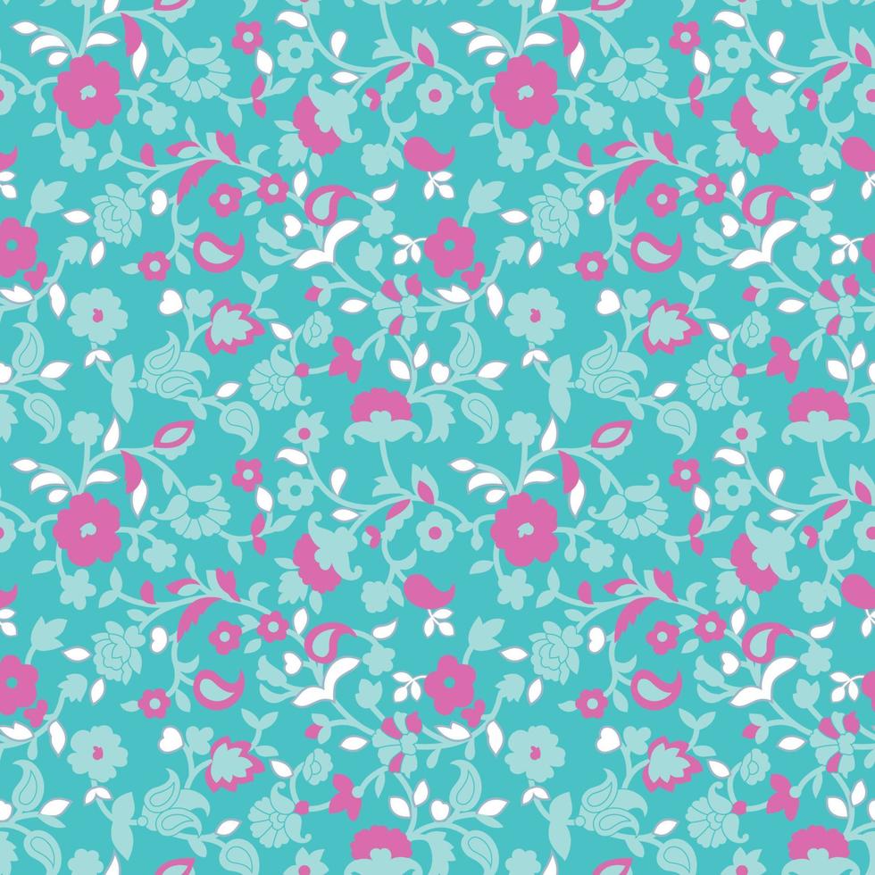 Watercolor seamless pattern with flowers for decoration design. Bright spring or summer fashion print. Textile design. pattern design vector