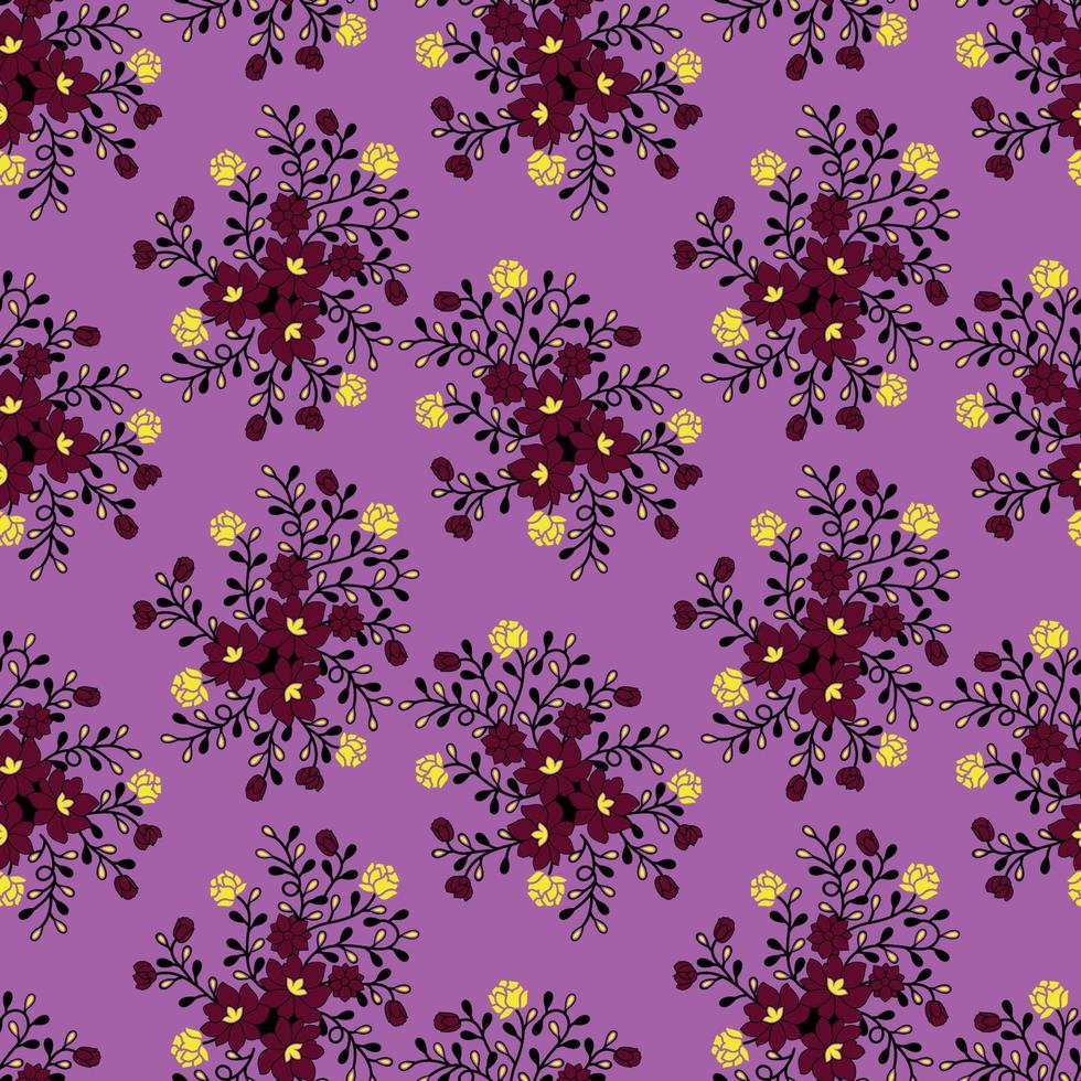 Seamless floral pattern with tropical flowers, watercolor. Vector illustration. ready for print. pattern design