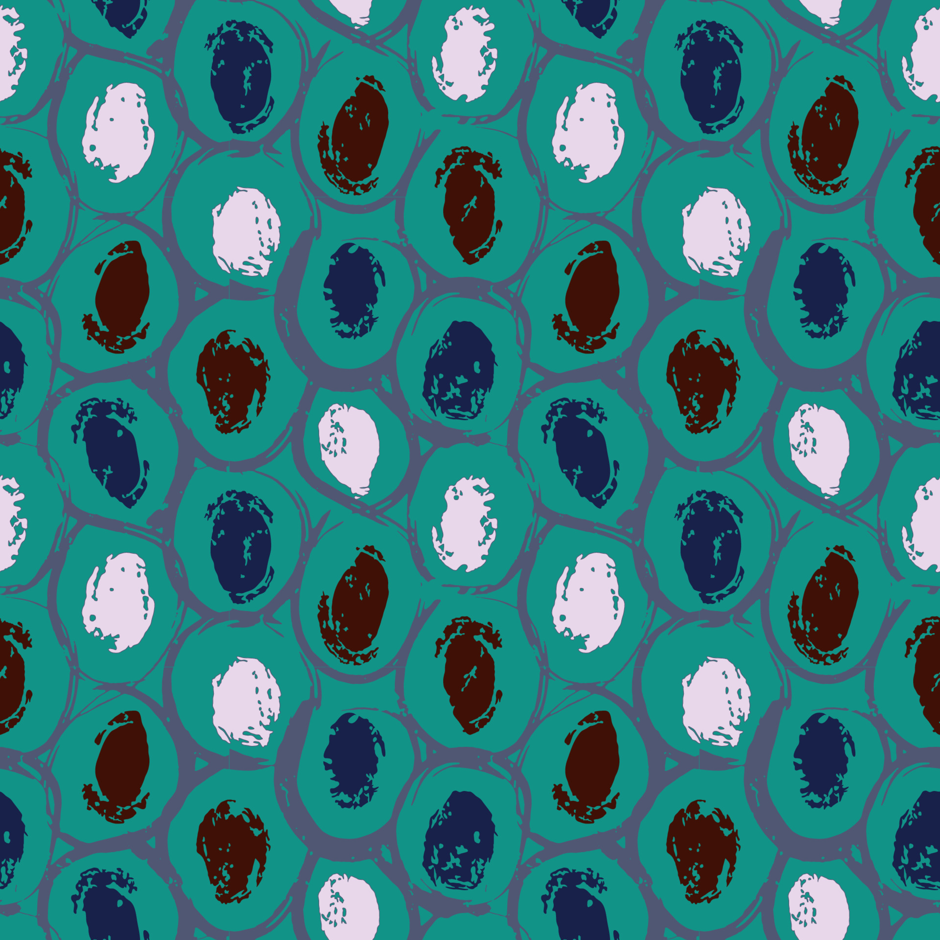 Vector seamless hand drawn pattern for textile or book covers