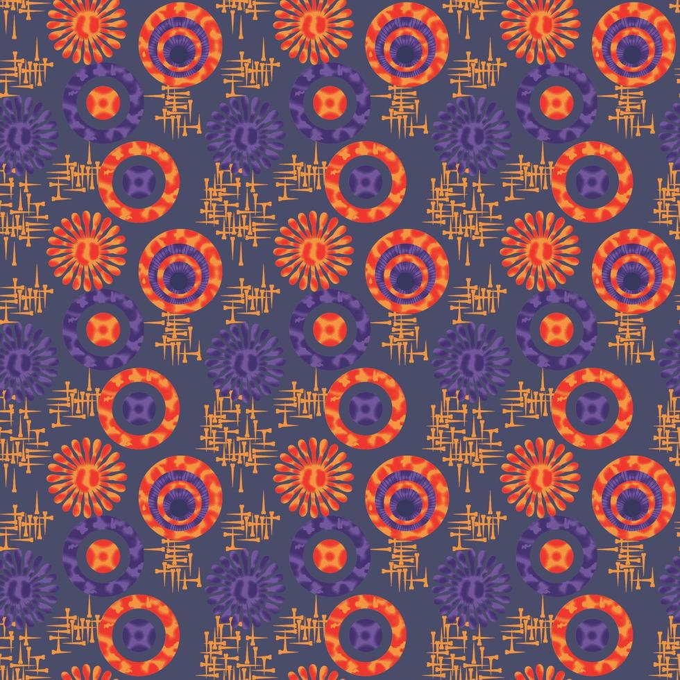 Seamless pattern with stylish detailed water color paisleys. pattern design vector