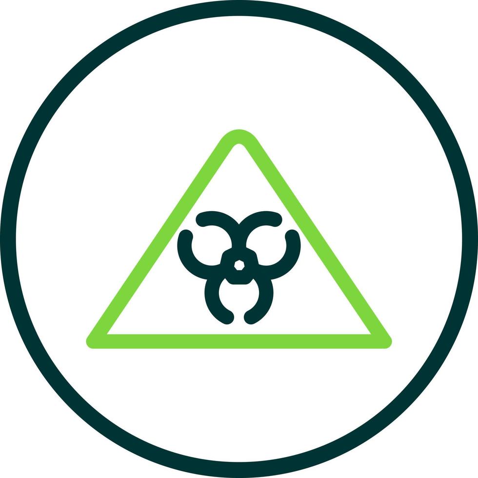 Dangerous Goods Glyph Icon vector