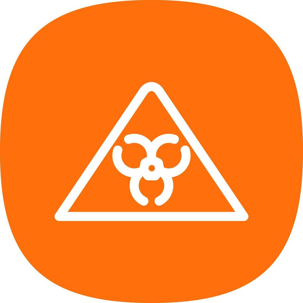 Dangerous Goods Glyph Icon vector