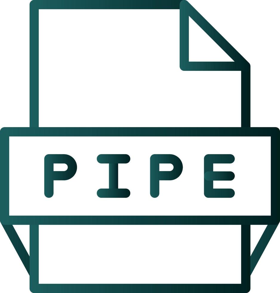 Pipe File Format Icon 15573737 Vector Art at Vecteezy