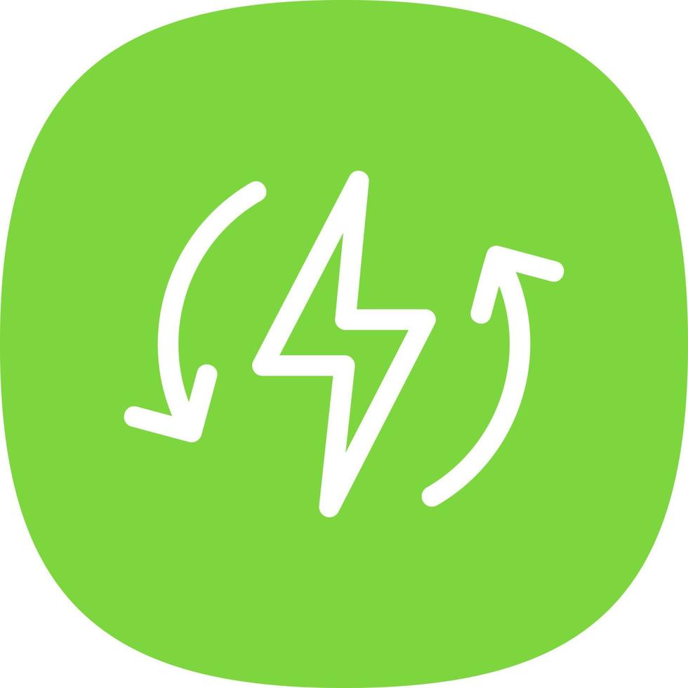 Renewable Energy Glyph Icon vector