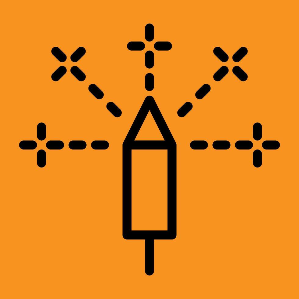 firecracker line Icon. Social media sign icons. Vector illustration isolated for graphic and web design.