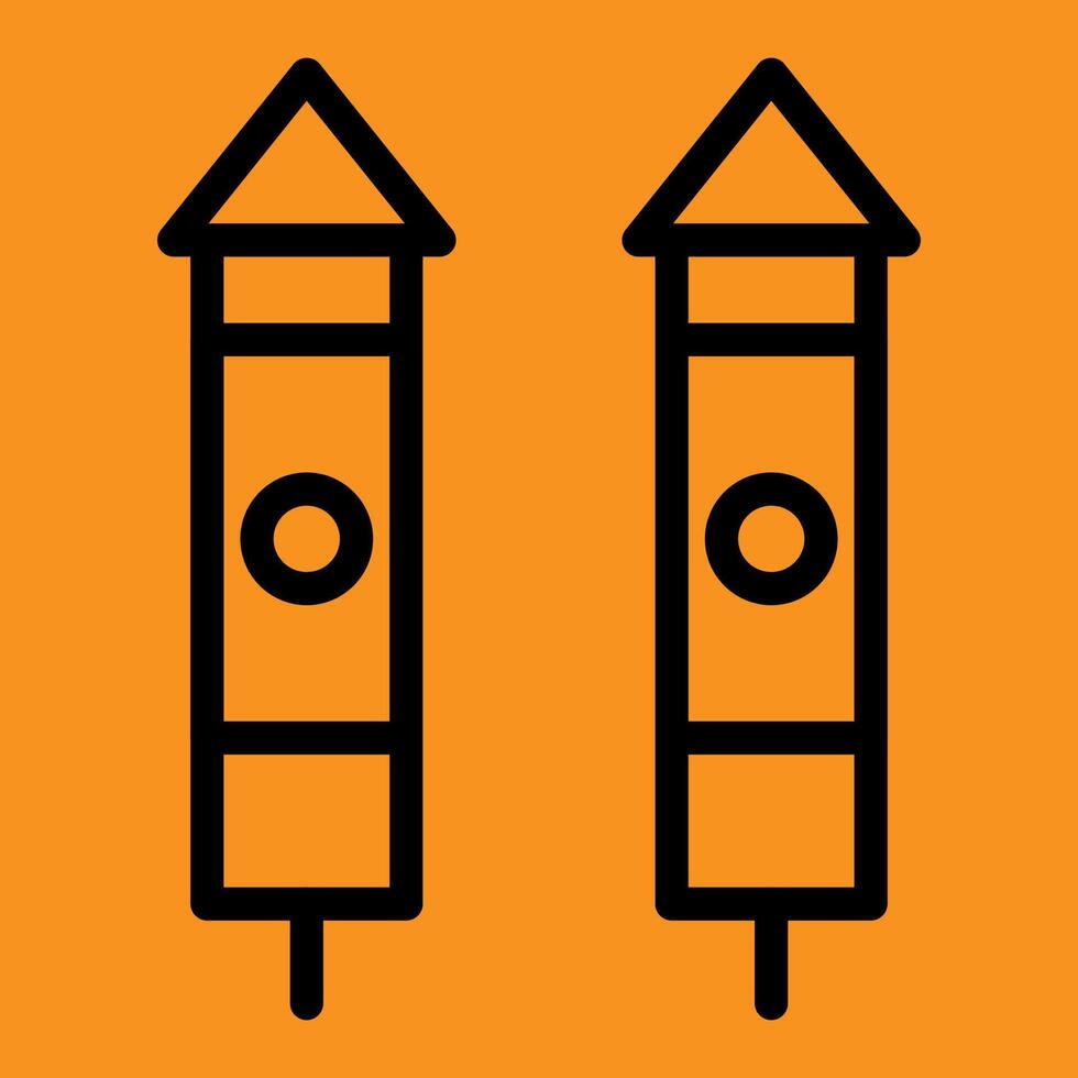 firecracker line Icon. Social media sign icons. Vector illustration isolated for graphic and web design.