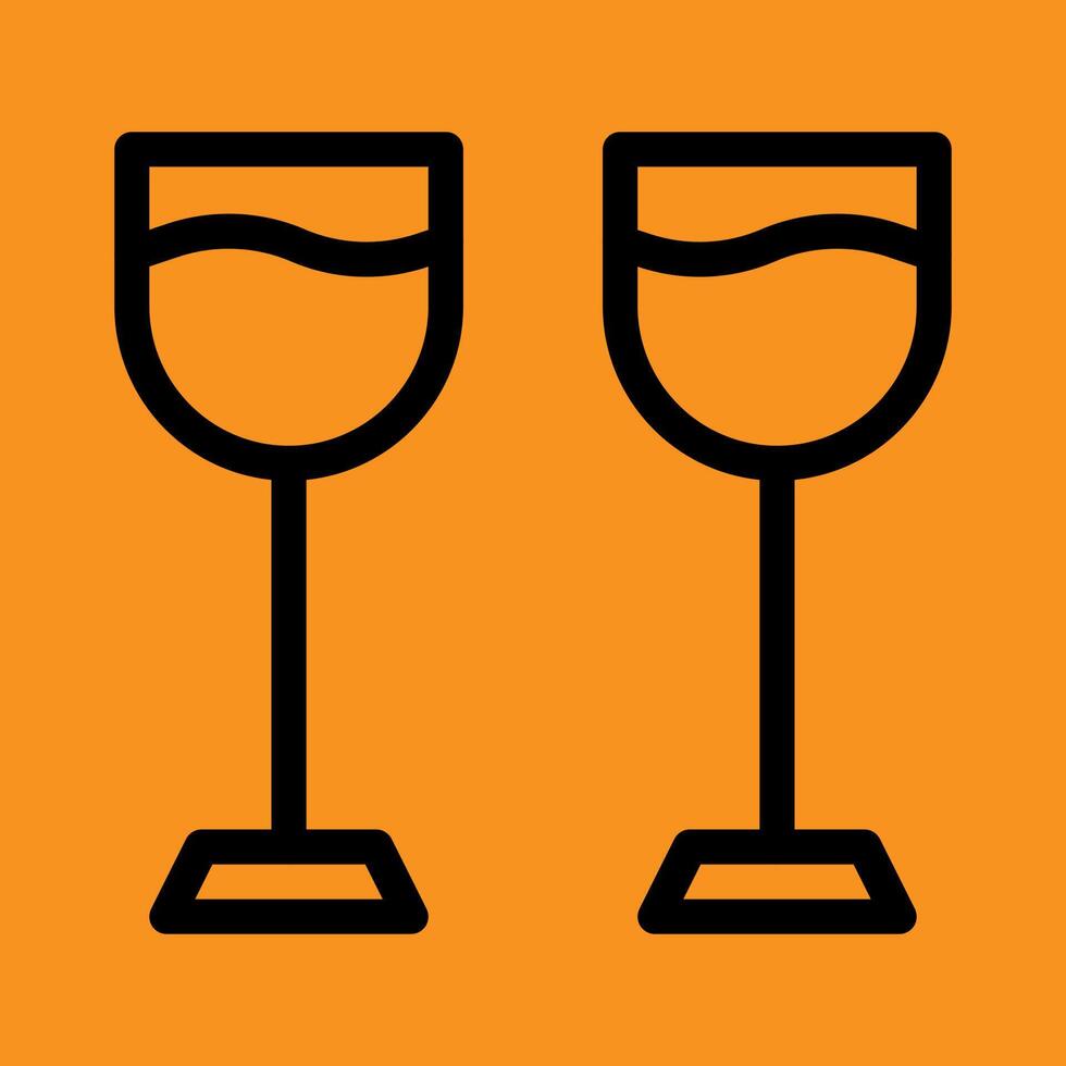 glass line Icon. Social media sign icons. Vector illustration isolated for graphic and web design.