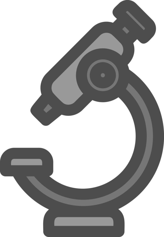 Microscope Glyph Icon vector