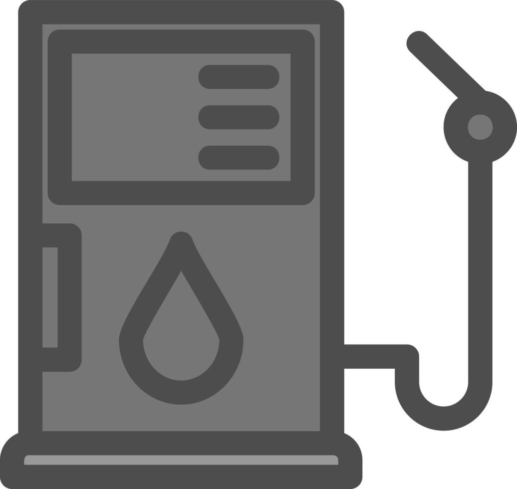 Gas Fuel Glyph Icon vector