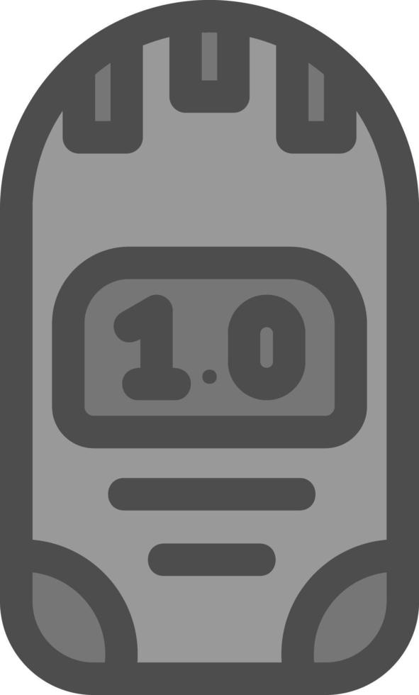 Dosimeter Glyph Icon vector