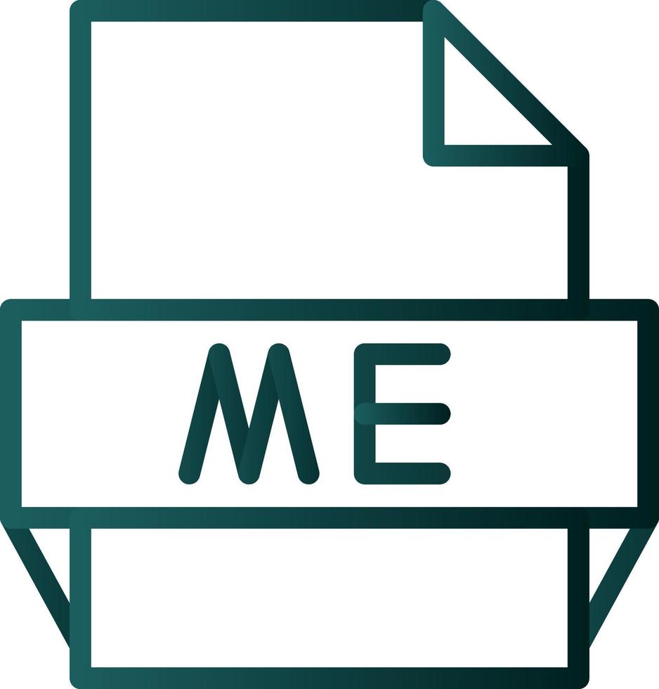 Me File Format Icon vector