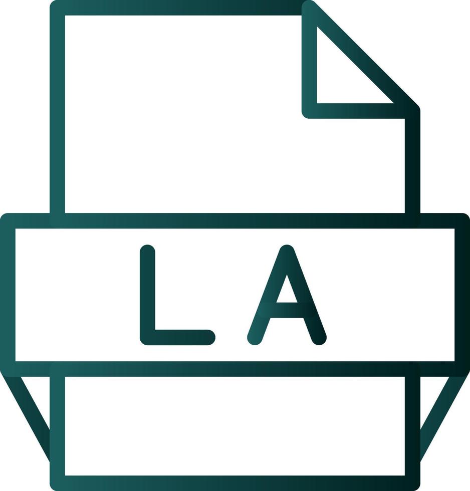 La File Format Icon vector