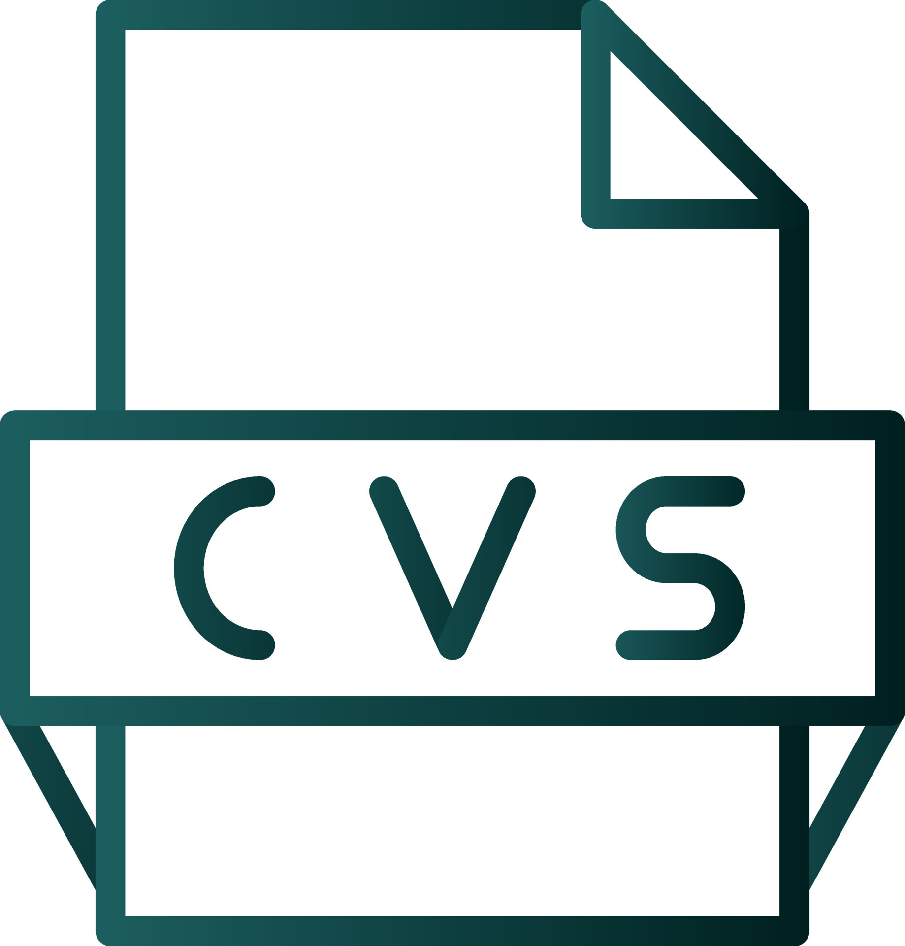 Cvs File Format Icon 15574347 Vector Art at Vecteezy