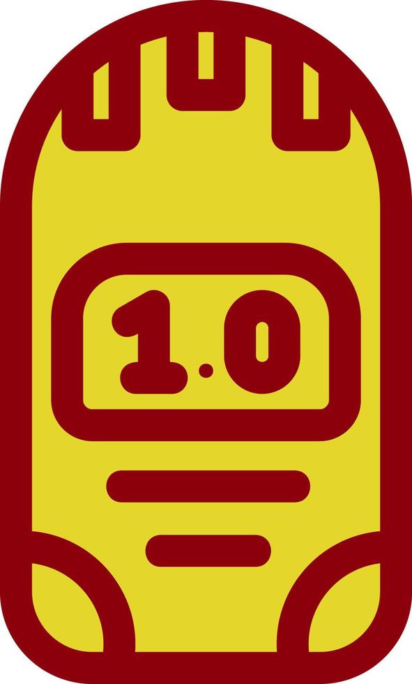 Dosimeter Glyph Icon vector