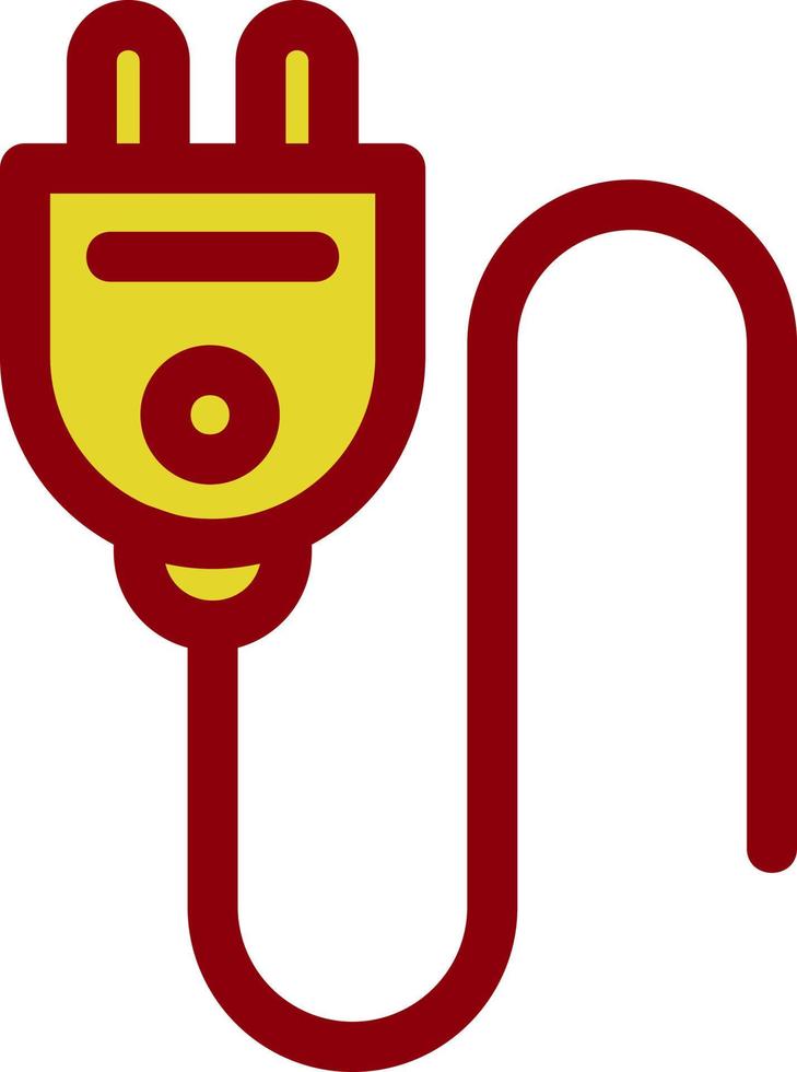 Plug Glyph Icon vector