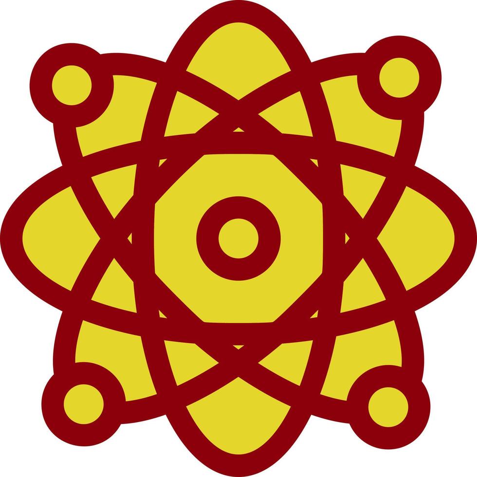 Atoms Glyph Icon vector