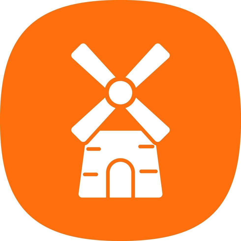 Windmills Glyph Icon vector