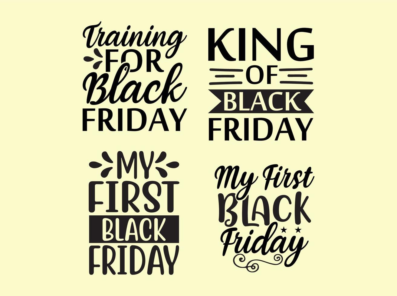 Black friday svg set, Black friday svg design,retro t-shirt design,black friday t-shirt design,black friday craft,black friday text design vector