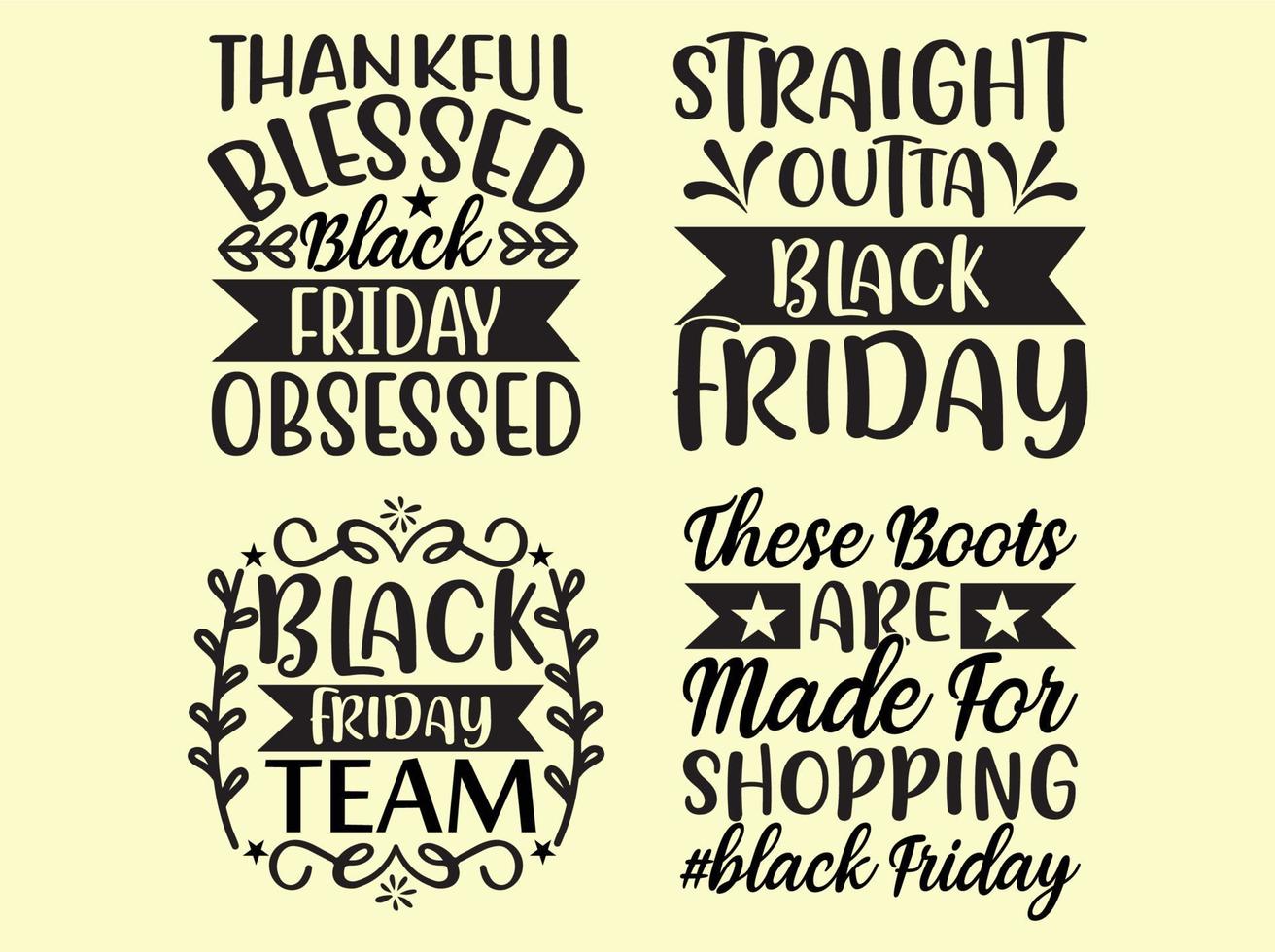Black friday svg set, Black friday svg design,retro t-shirt design,black friday t-shirt design,black friday craft,black friday text design vector