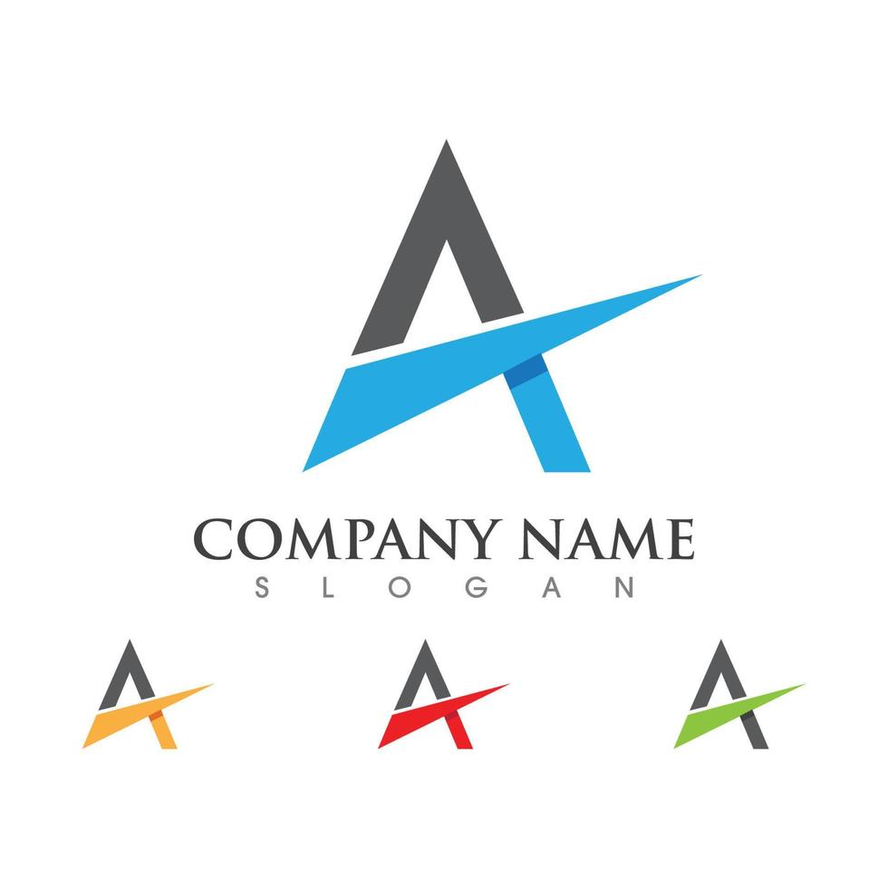 A Letter Logo Template vector
