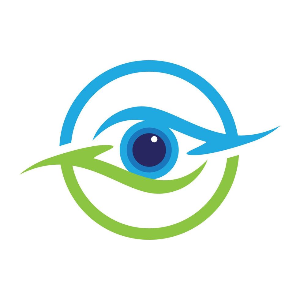 Eye Care vector logo design