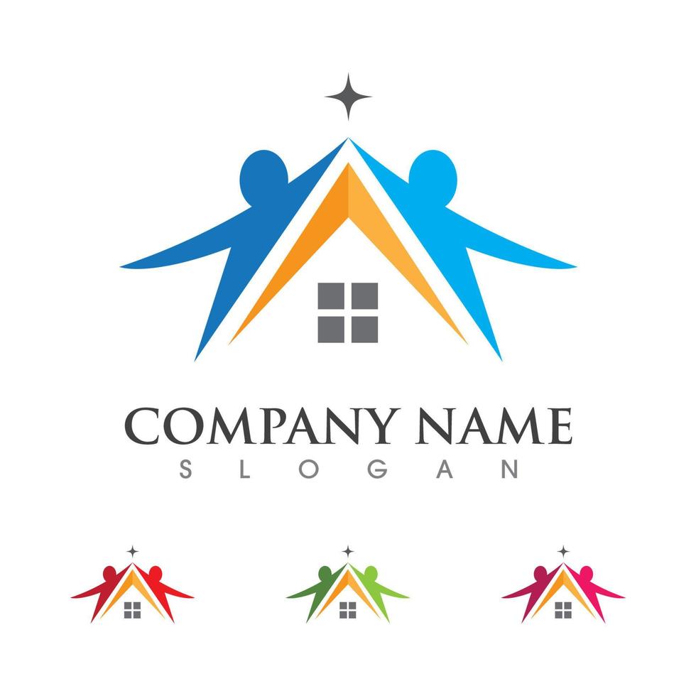 Property and Construction Logo design vector