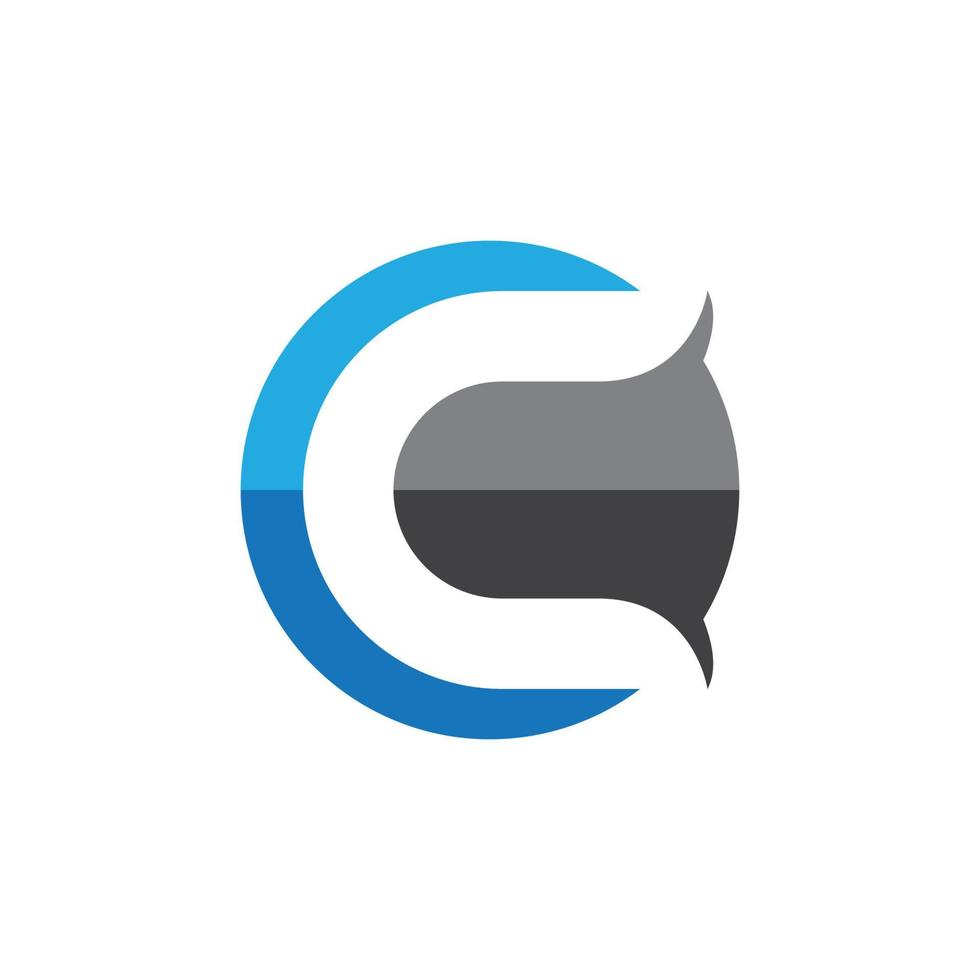 C Letter Logo Template vector
