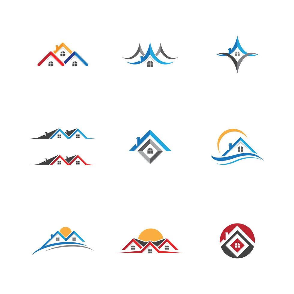 Property and Construction Logo design vector