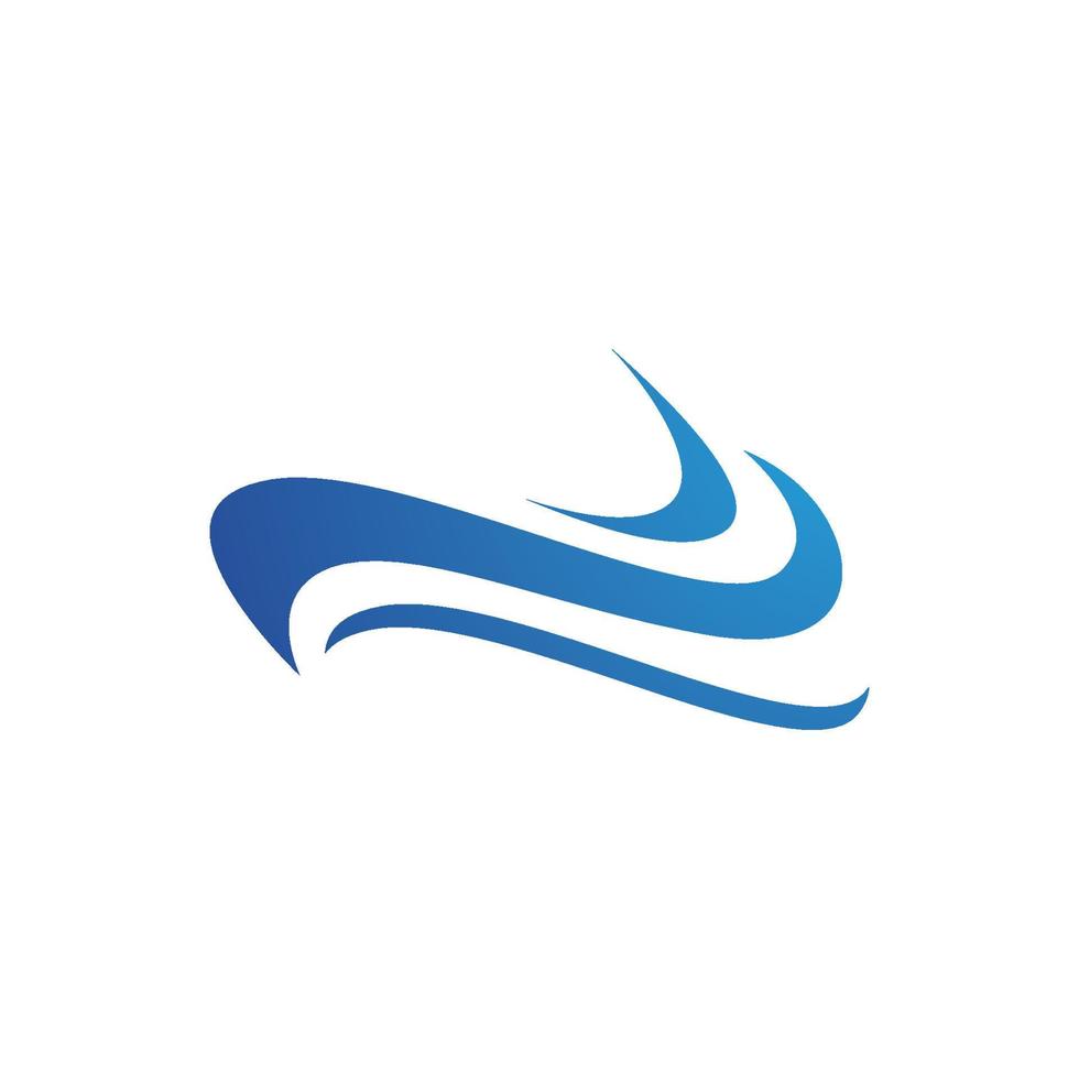 Water wave icon vector