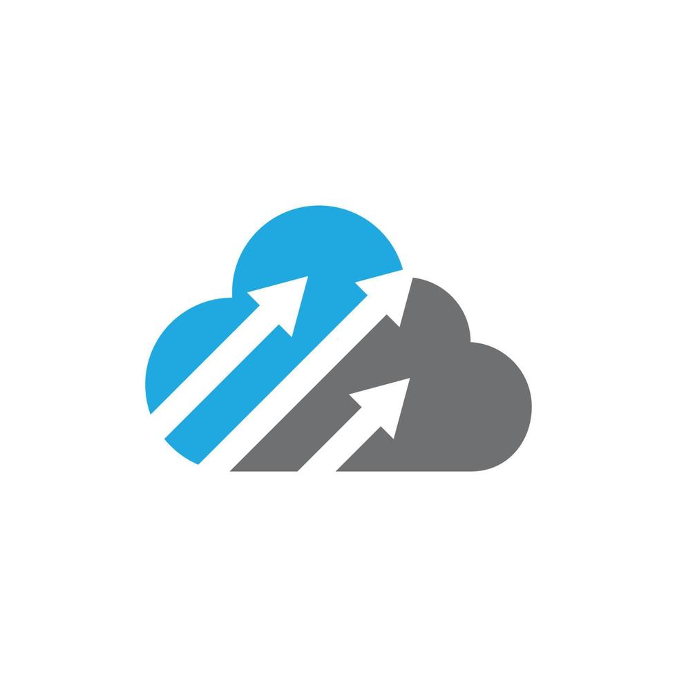 Cloud template vector