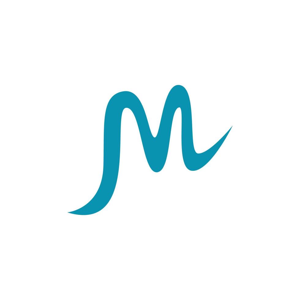 M Letter Logo Template vector