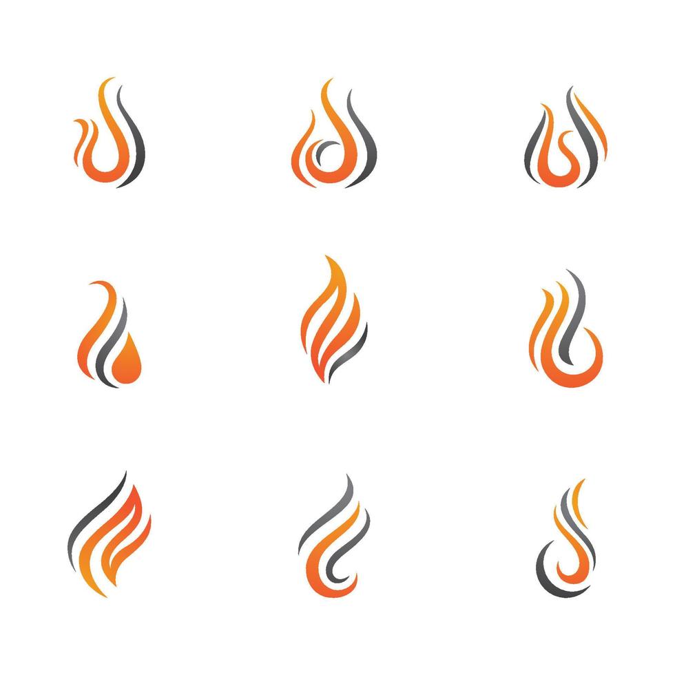 Fire flame vector illustration design
