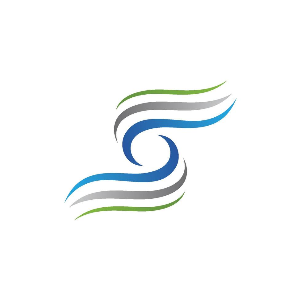 Water wave icon vector