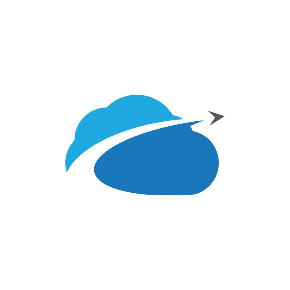 Cloud template vector