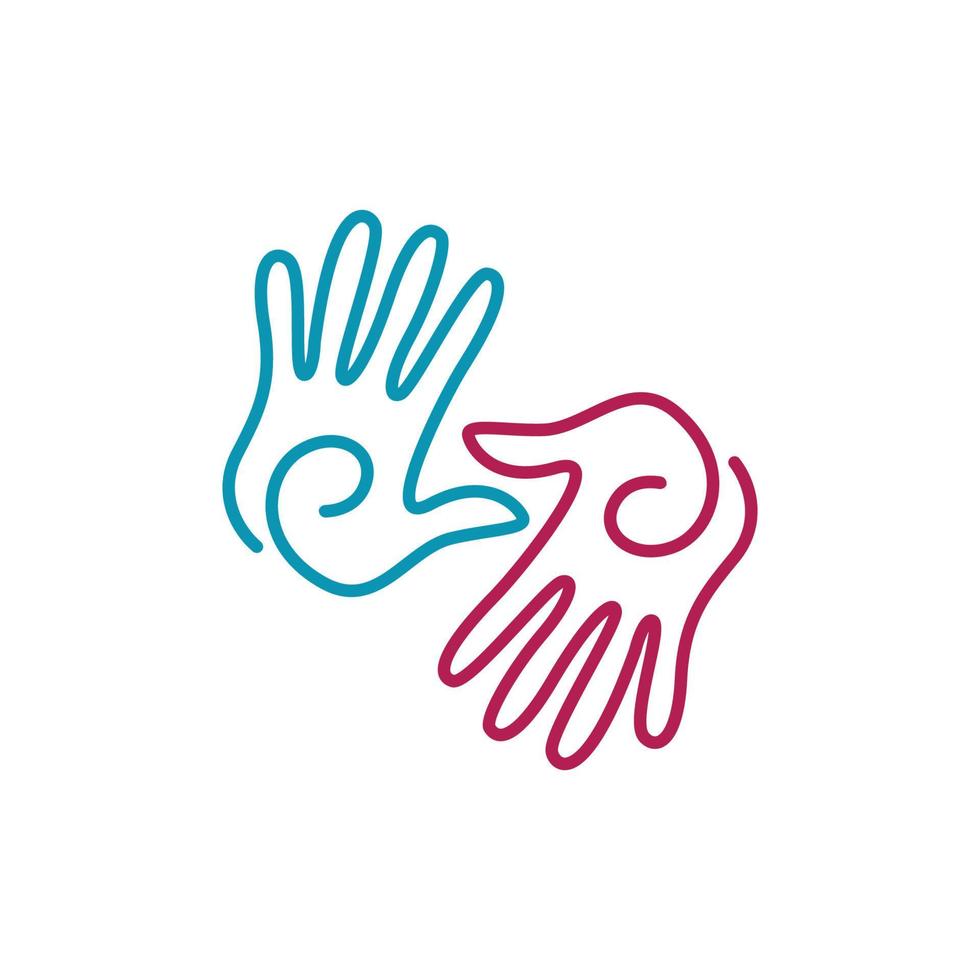 Hand Care icon Template vector