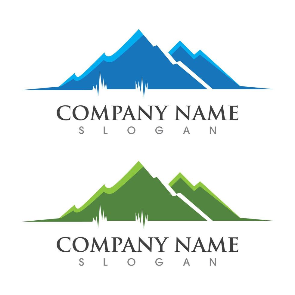 Mountain icon Logo vector