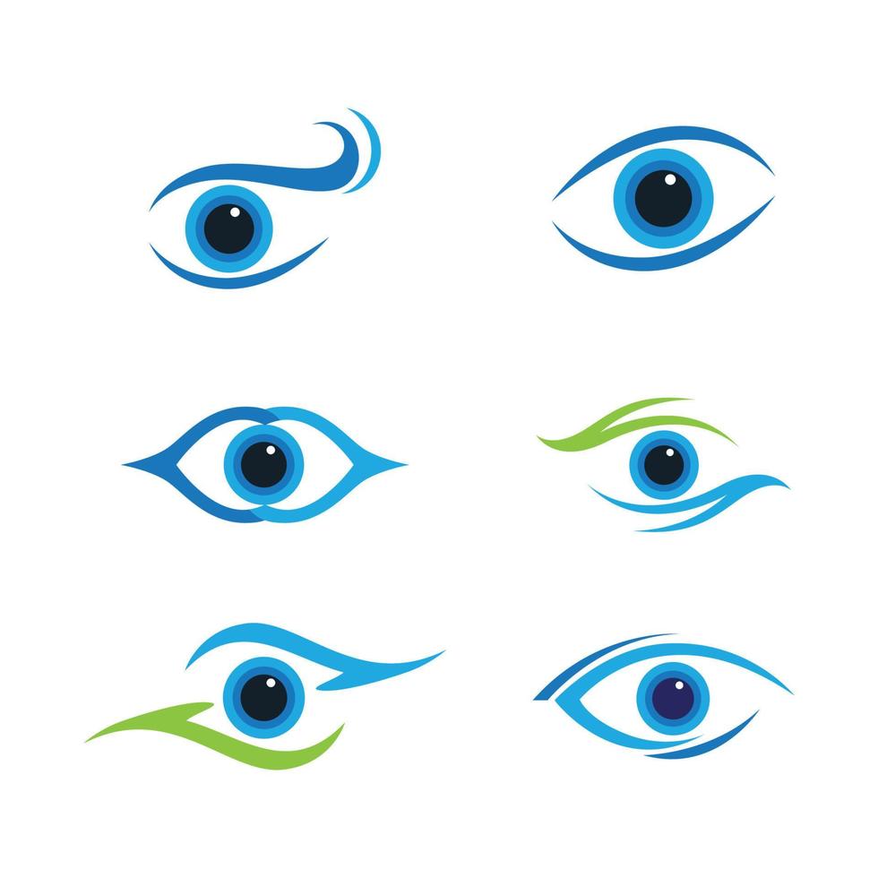 Eye Care vector logo design