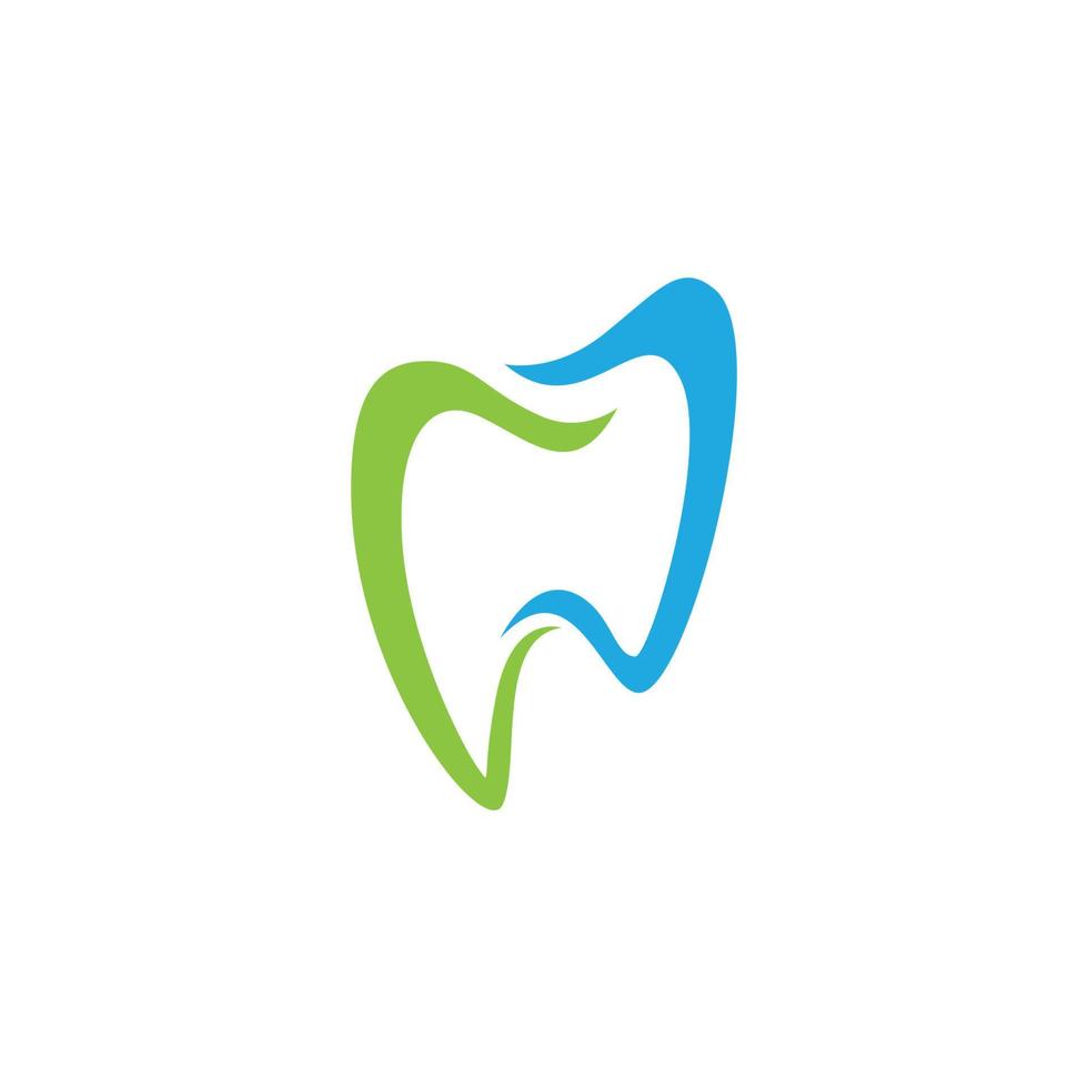 Ilustración de vector de plantilla de logotipo dental